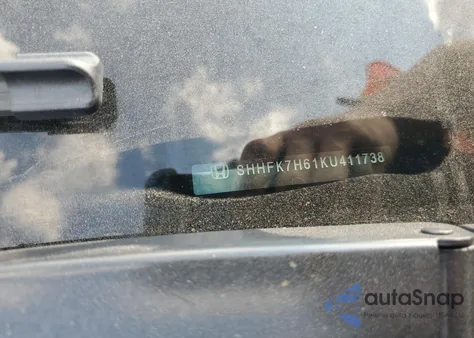 2019 Honda Civic Ex z USA, uszkodzony, nr VIN SHHFK7H61KU411738